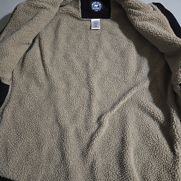 POLAR KING Key Mens Black Quilted Sherpa Lined 4 Pocket Snap Vest Size XL Reg - Picture 12 of 14